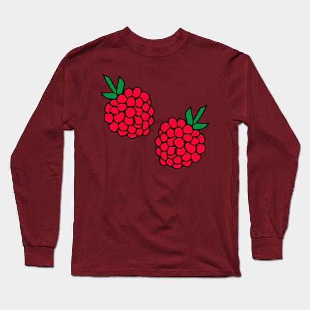 A pair of raspberries Long Sleeve T-Shirt by ludar